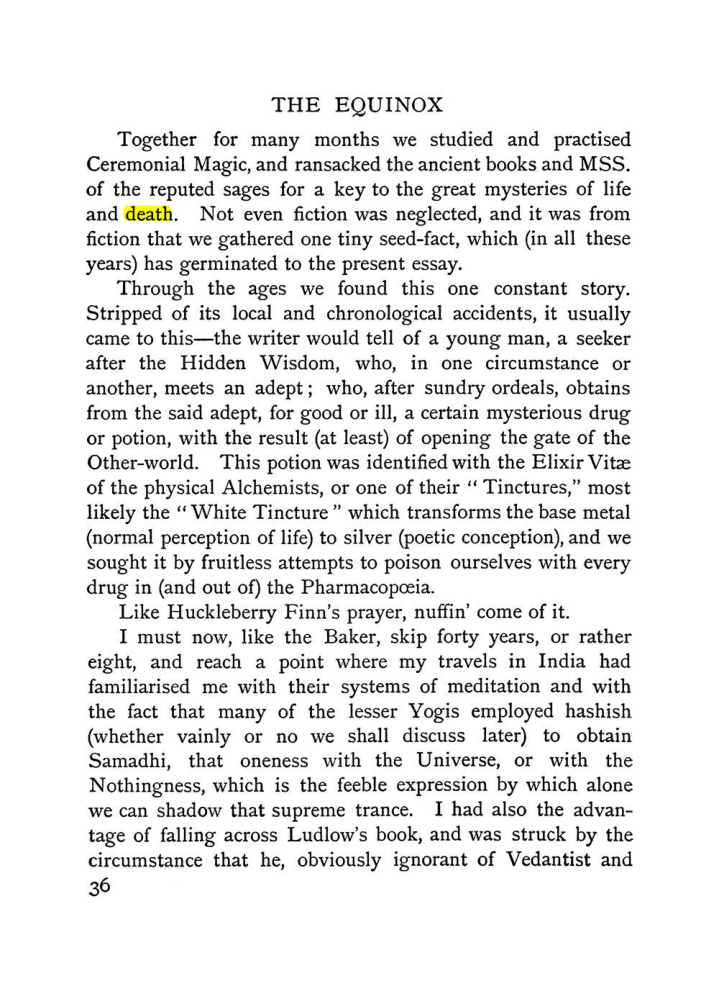 Original scan of The Equinox (Volume I, Number II), PDF page 46