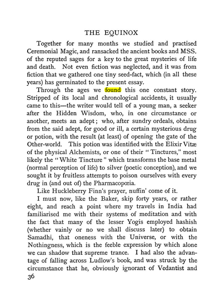 Original scan of The Equinox (Volume I, Number II), PDF page 46