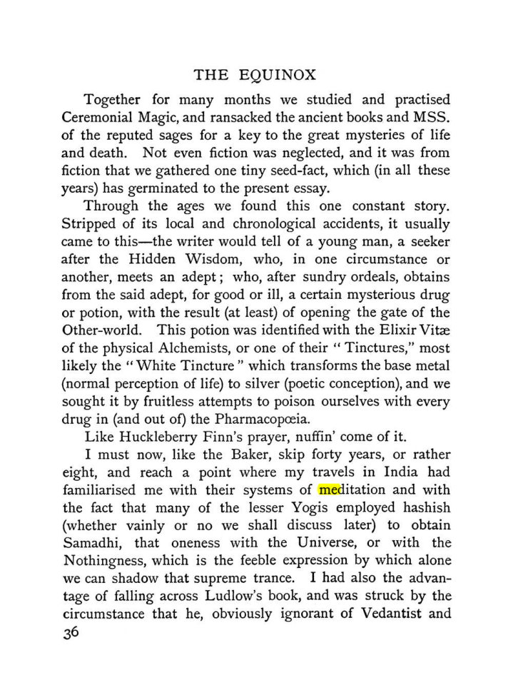 Original scan of The Equinox (Volume I, Number II), PDF page 46