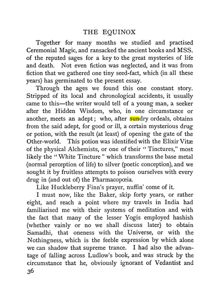 Original scan of The Equinox (Volume I, Number II), PDF page 46