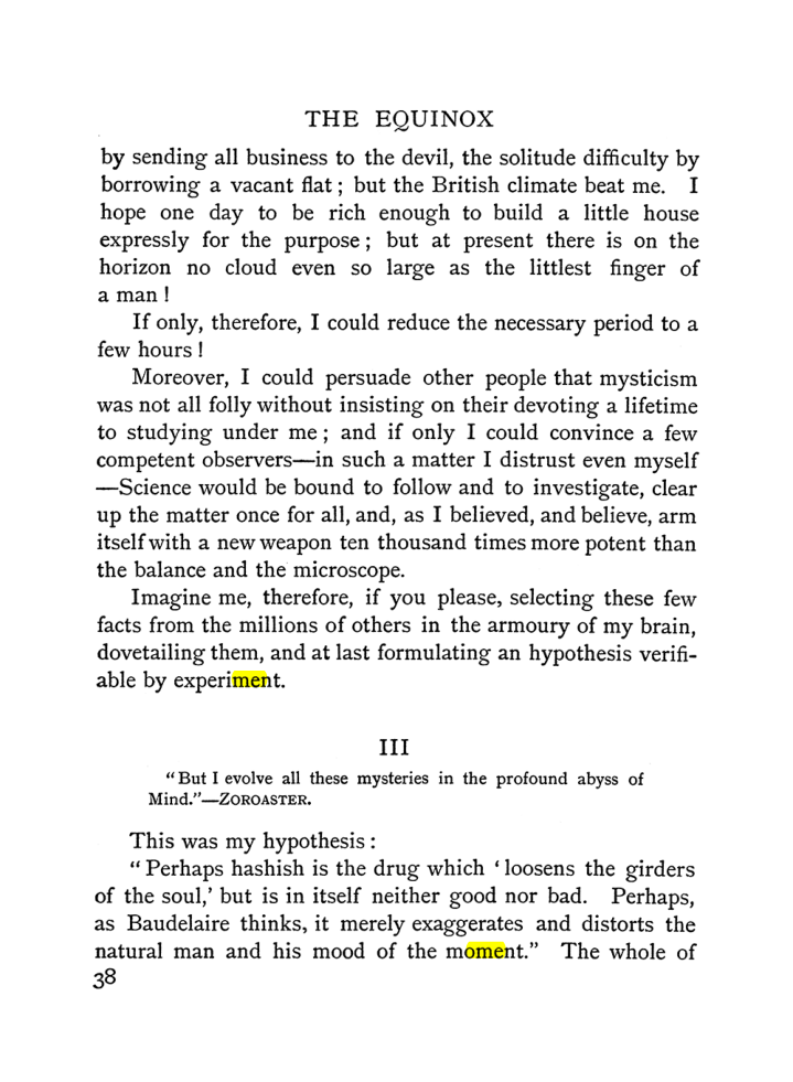 Original scan of The Equinox (Volume I, Number II), PDF page 48