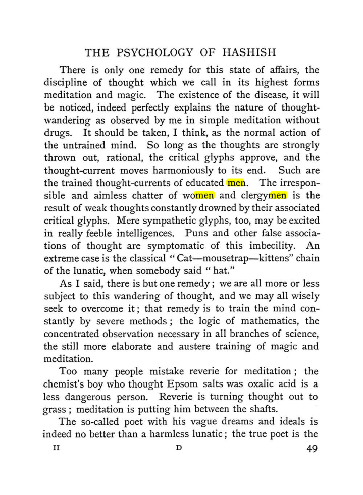Original scan of The Equinox (Volume I, Number II), PDF page 59