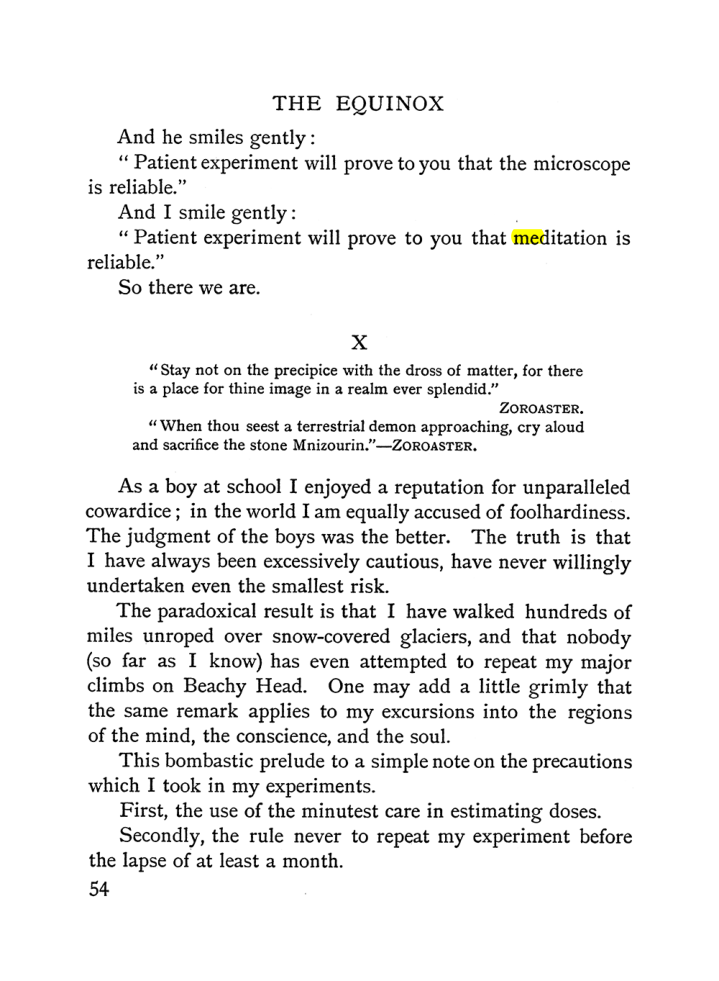 Original scan of The Equinox (Volume I, Number II), PDF page 64