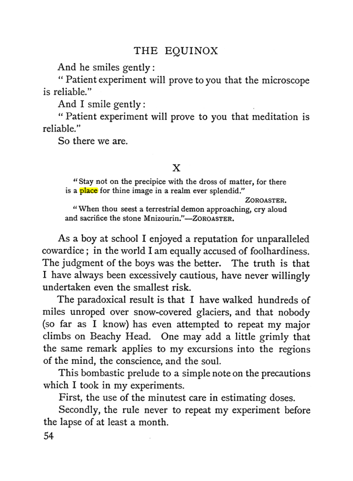 Original scan of The Equinox (Volume I, Number II), PDF page 64