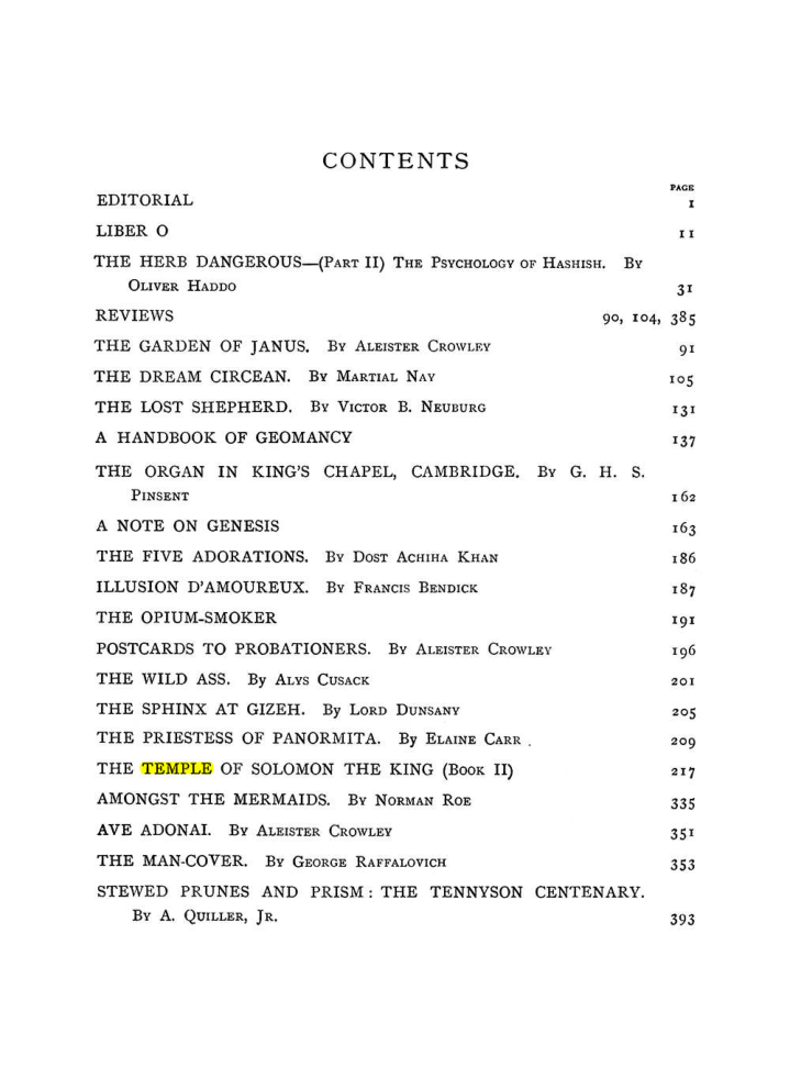 Original scan of The Equinox (Volume I, Number II), PDF page 7