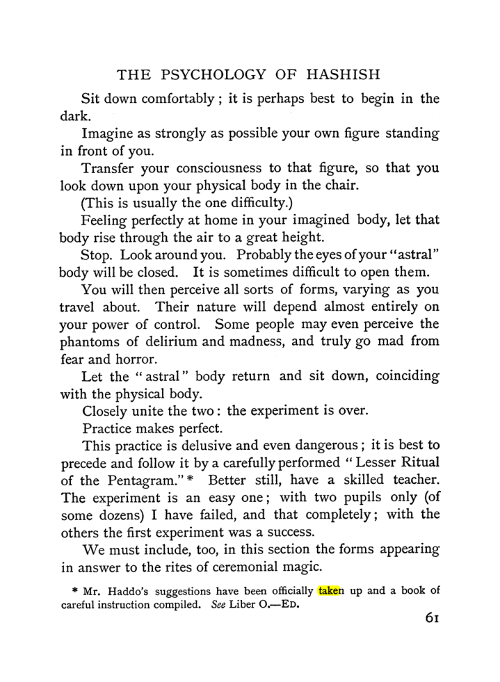 Original scan of The Equinox (Volume I, Number II), PDF page 71