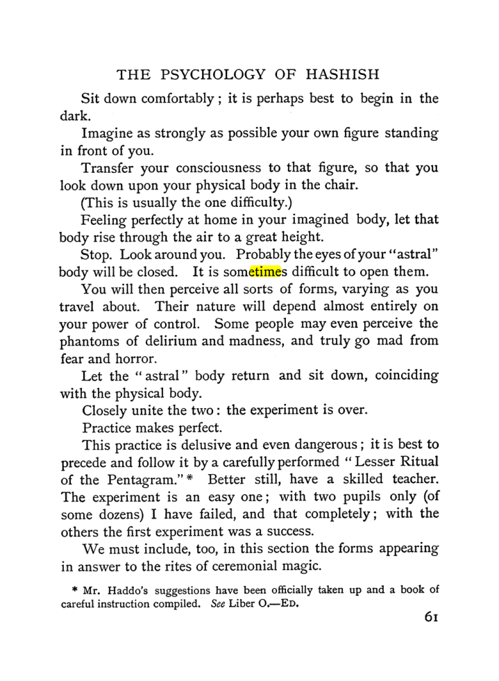 Original scan of The Equinox (Volume I, Number II), PDF page 71