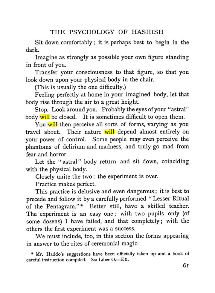 Original scan of The Equinox (Volume I, Number II), PDF page 71