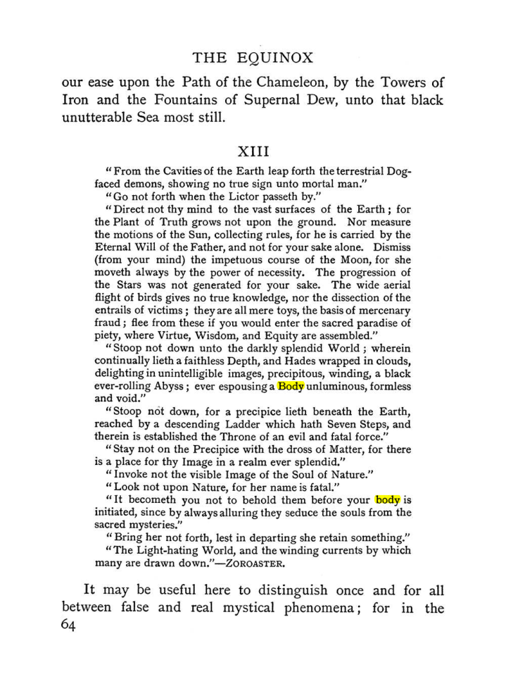 Original scan of The Equinox (Volume I, Number II), PDF page 74