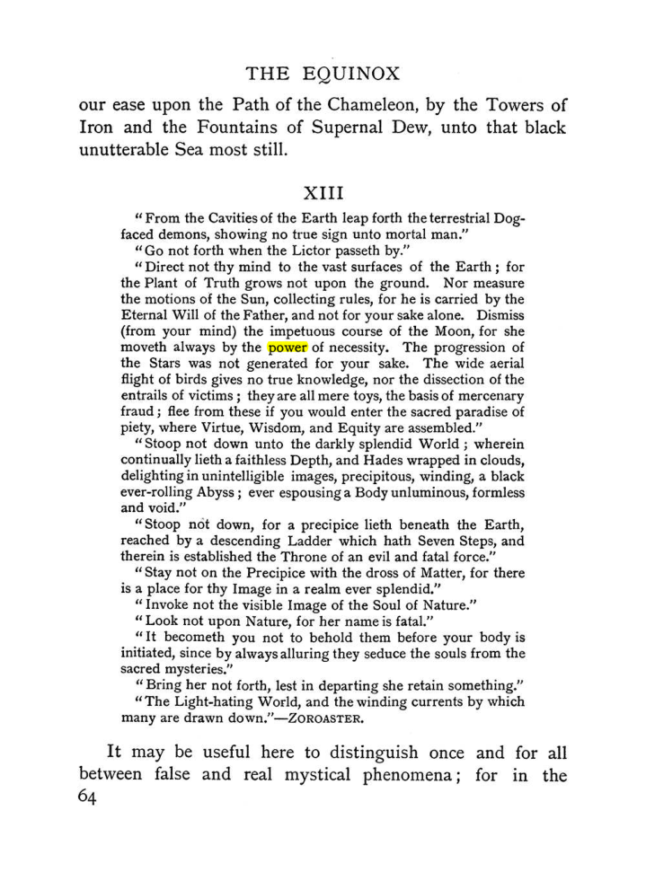 Original scan of The Equinox (Volume I, Number II), PDF page 74