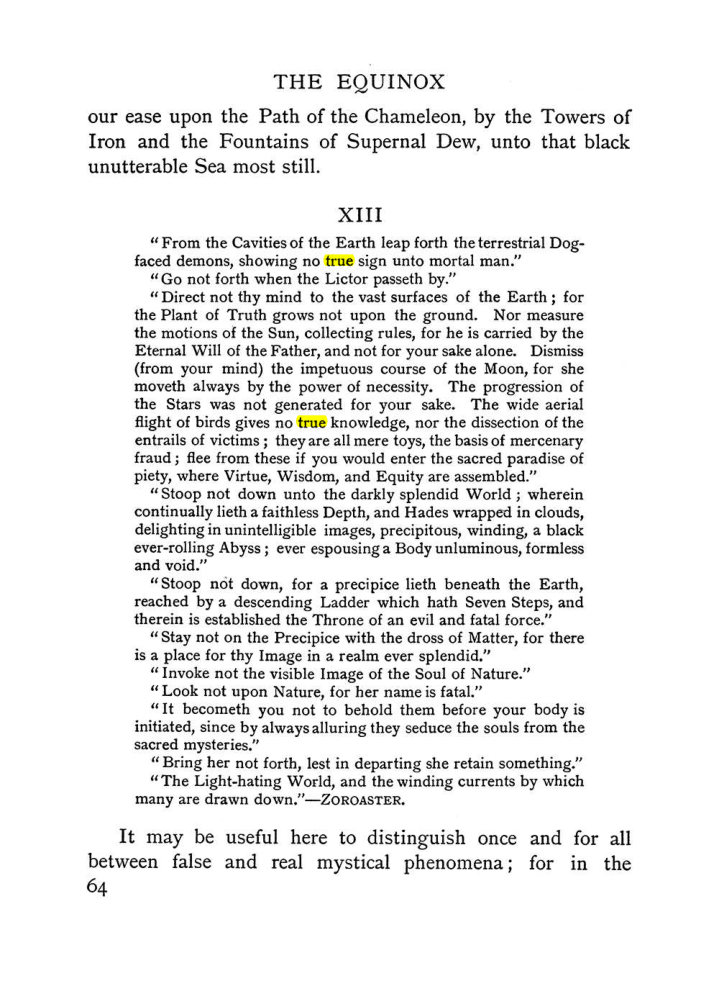 Original scan of The Equinox (Volume I, Number II), PDF page 74