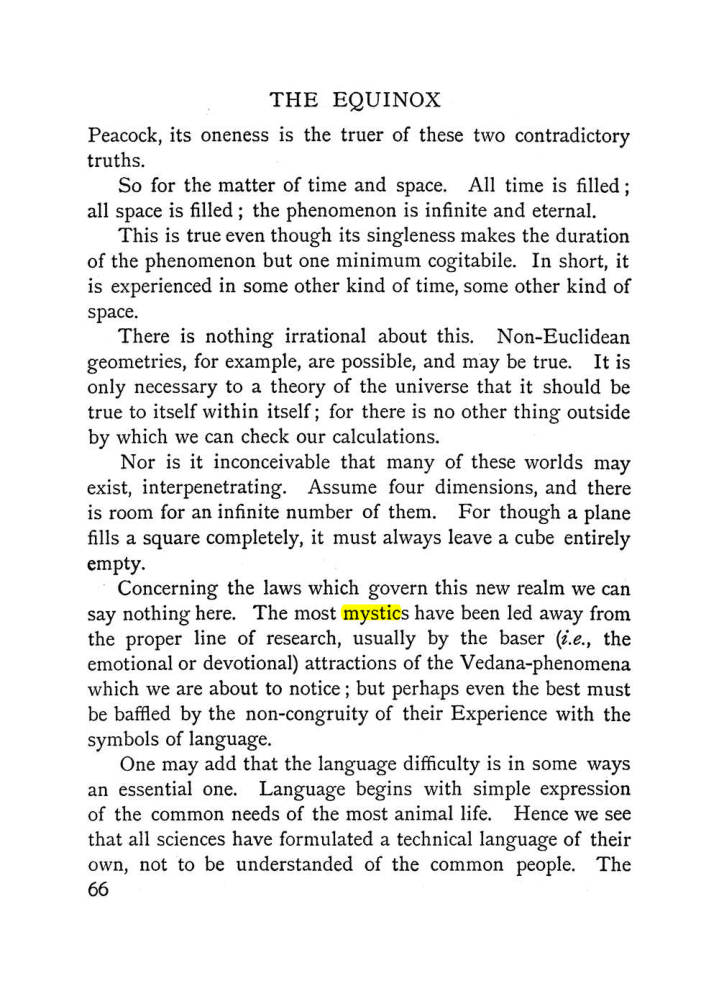 Original scan of The Equinox (Volume I, Number II), PDF page 76