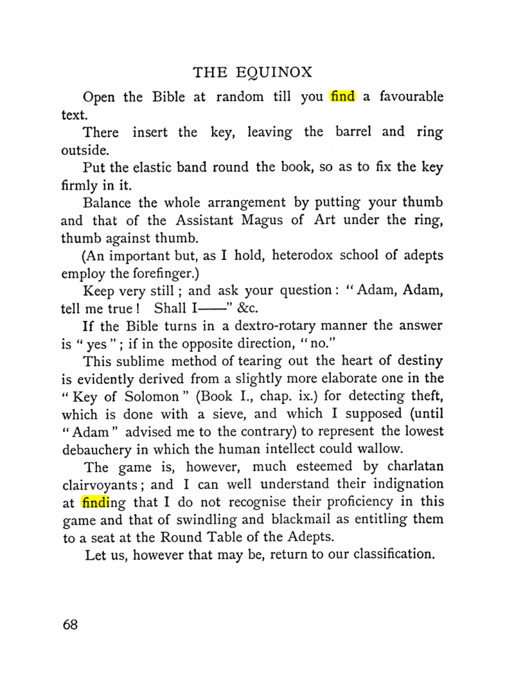 Original scan of The Equinox (Volume I, Number II), PDF page 78