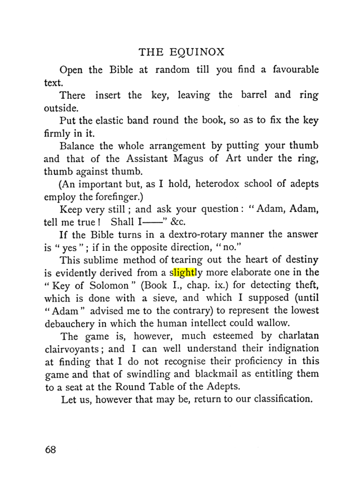 Original scan of The Equinox (Volume I, Number II), PDF page 78