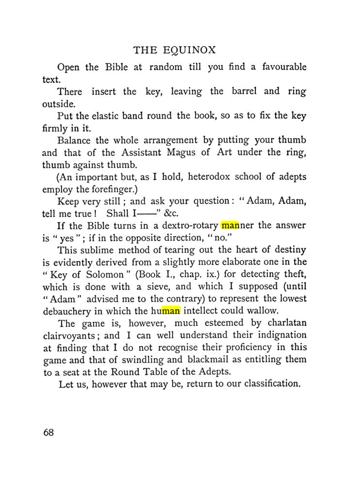 Original scan of The Equinox (Volume I, Number II), PDF page 78