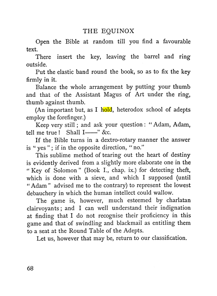 Original scan of The Equinox (Volume I, Number II), PDF page 78