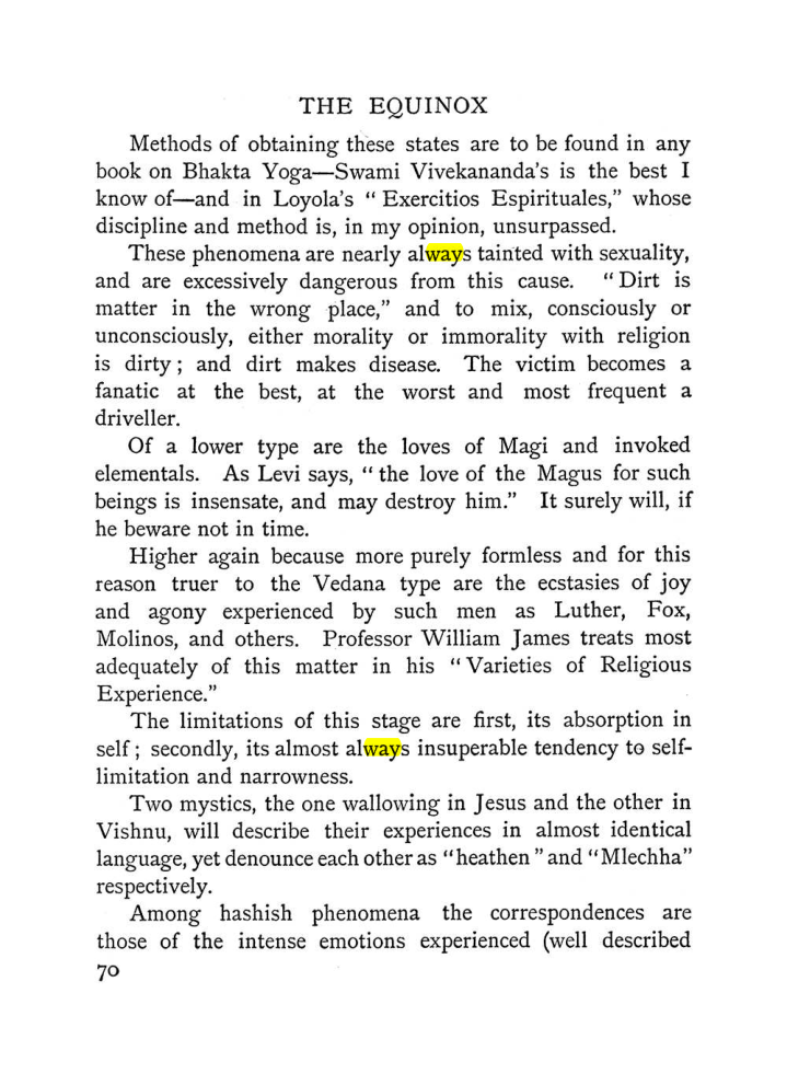 Original scan of The Equinox (Volume I, Number II), PDF page 80