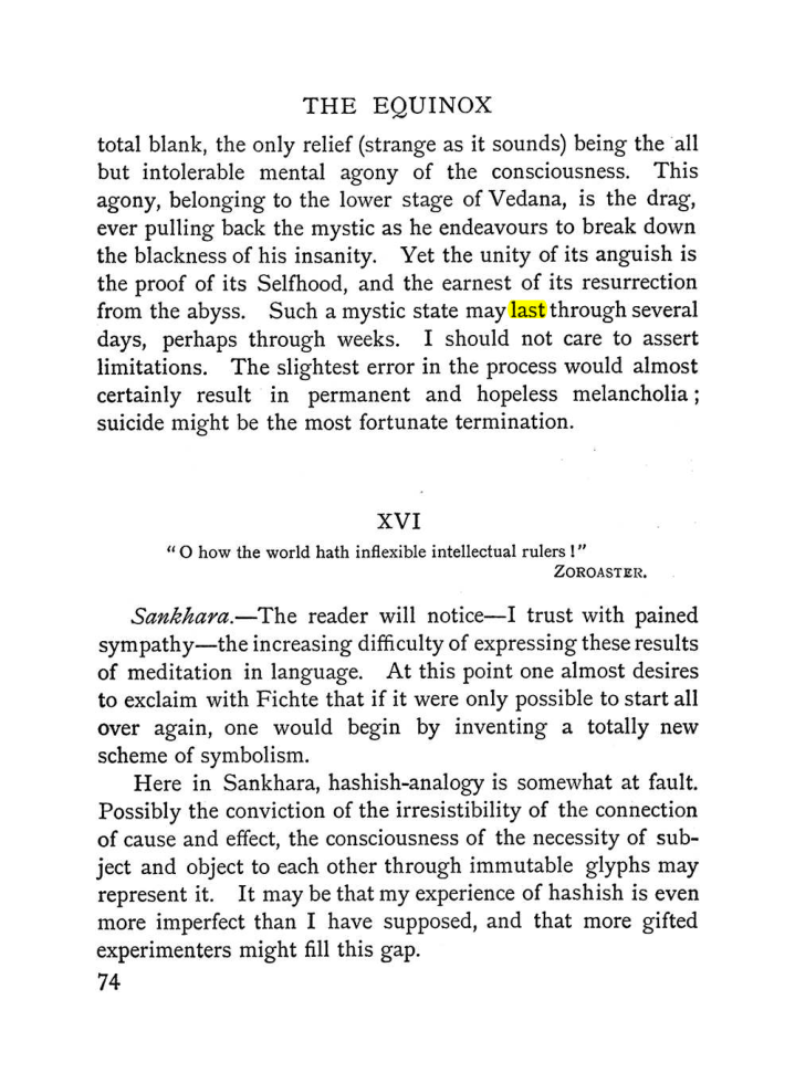 Original scan of The Equinox (Volume I, Number II), PDF page 84