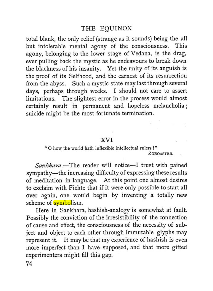 Original scan of The Equinox (Volume I, Number II), PDF page 84