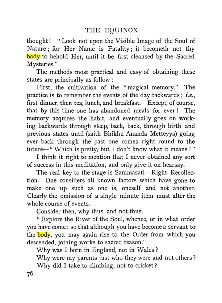 Original scan of The Equinox (Volume I, Number II), PDF page 86