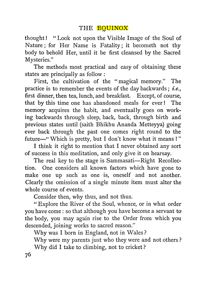 Original scan of The Equinox (Volume I, Number II), PDF page 86