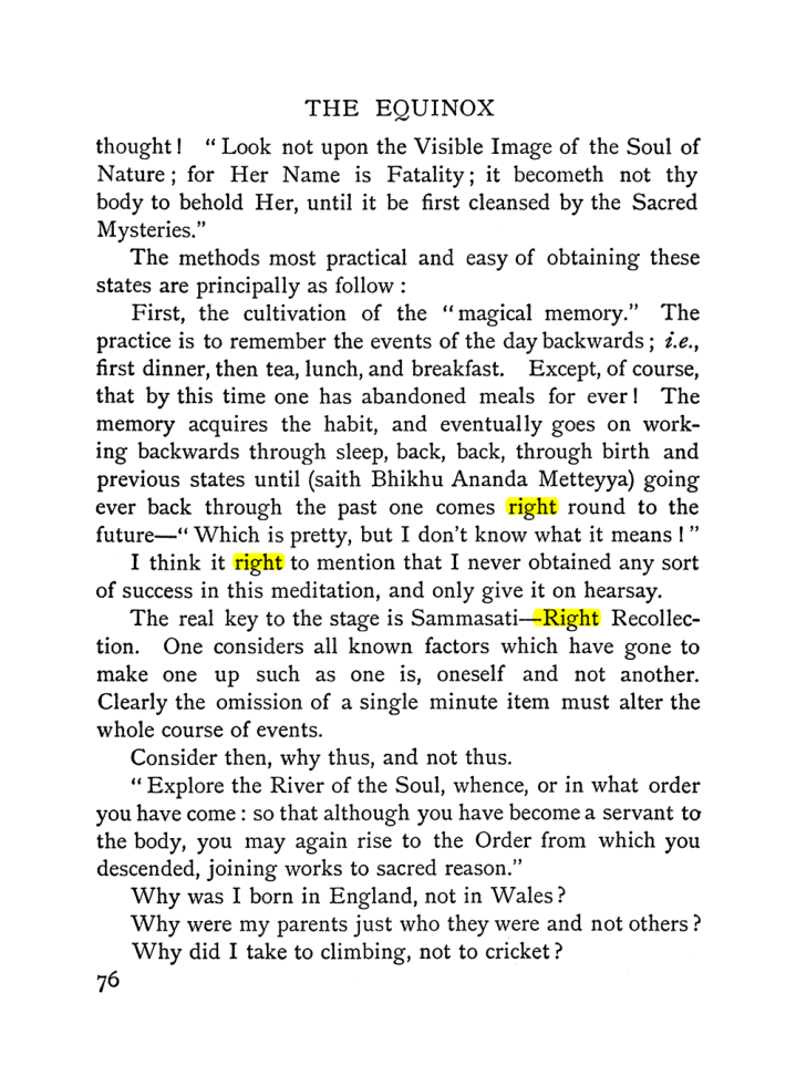Original scan of The Equinox (Volume I, Number II), PDF page 86