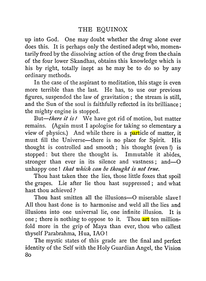 Original scan of The Equinox (Volume I, Number II), PDF page 90