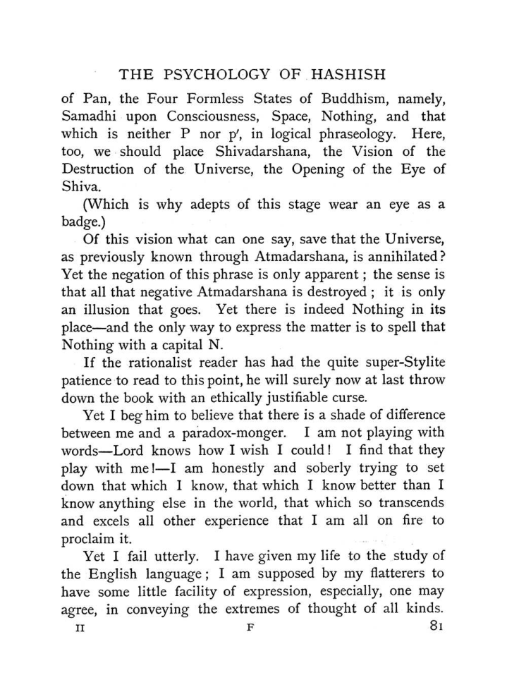 Original scan of The Equinox (Volume I, Number II), PDF page 91