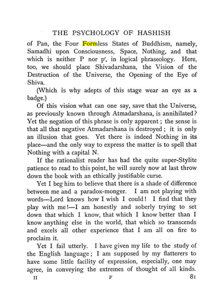 Original scan of The Equinox (Volume I, Number II), PDF page 91