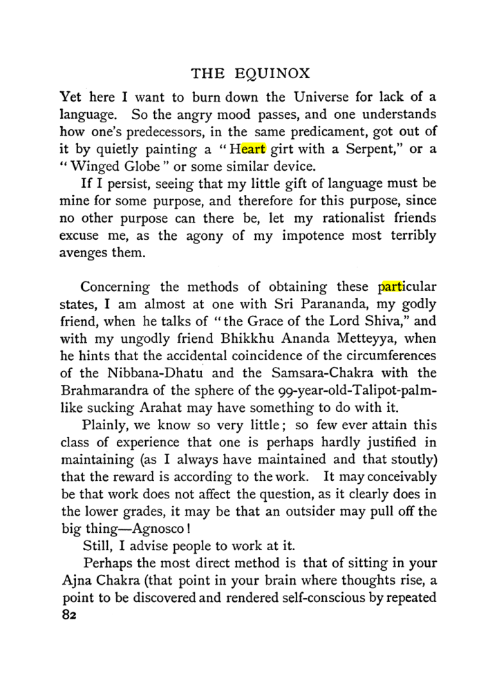 Original scan of The Equinox (Volume I, Number II), PDF page 92