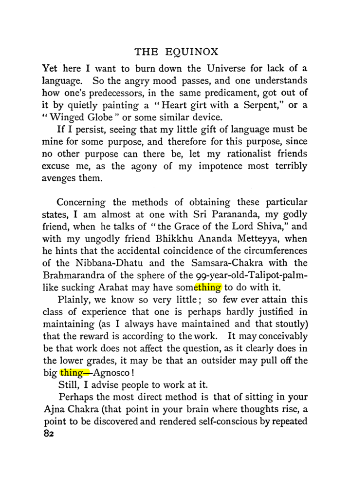 Original scan of The Equinox (Volume I, Number II), PDF page 92