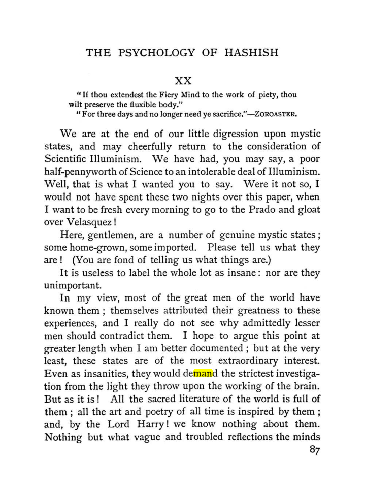 Original scan of The Equinox (Volume I, Number II), PDF page 97