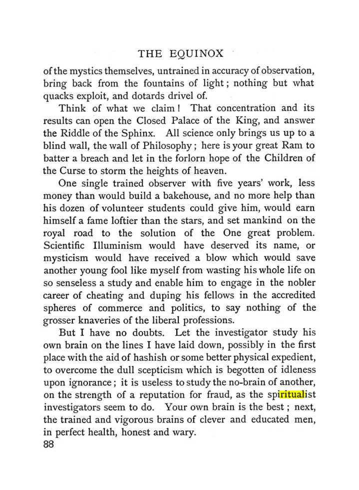 Original scan of The Equinox (Volume I, Number II), PDF page 98