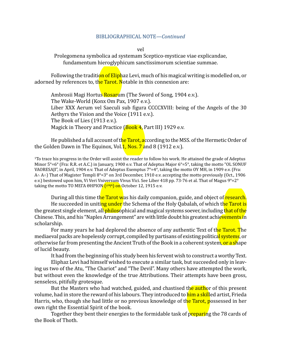Original scan of The Book of Thoth, PDF page 10