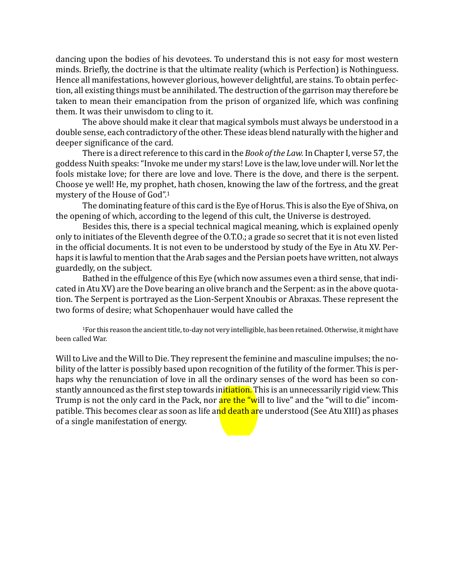 Original scan of The Book of Thoth, PDF page 100
