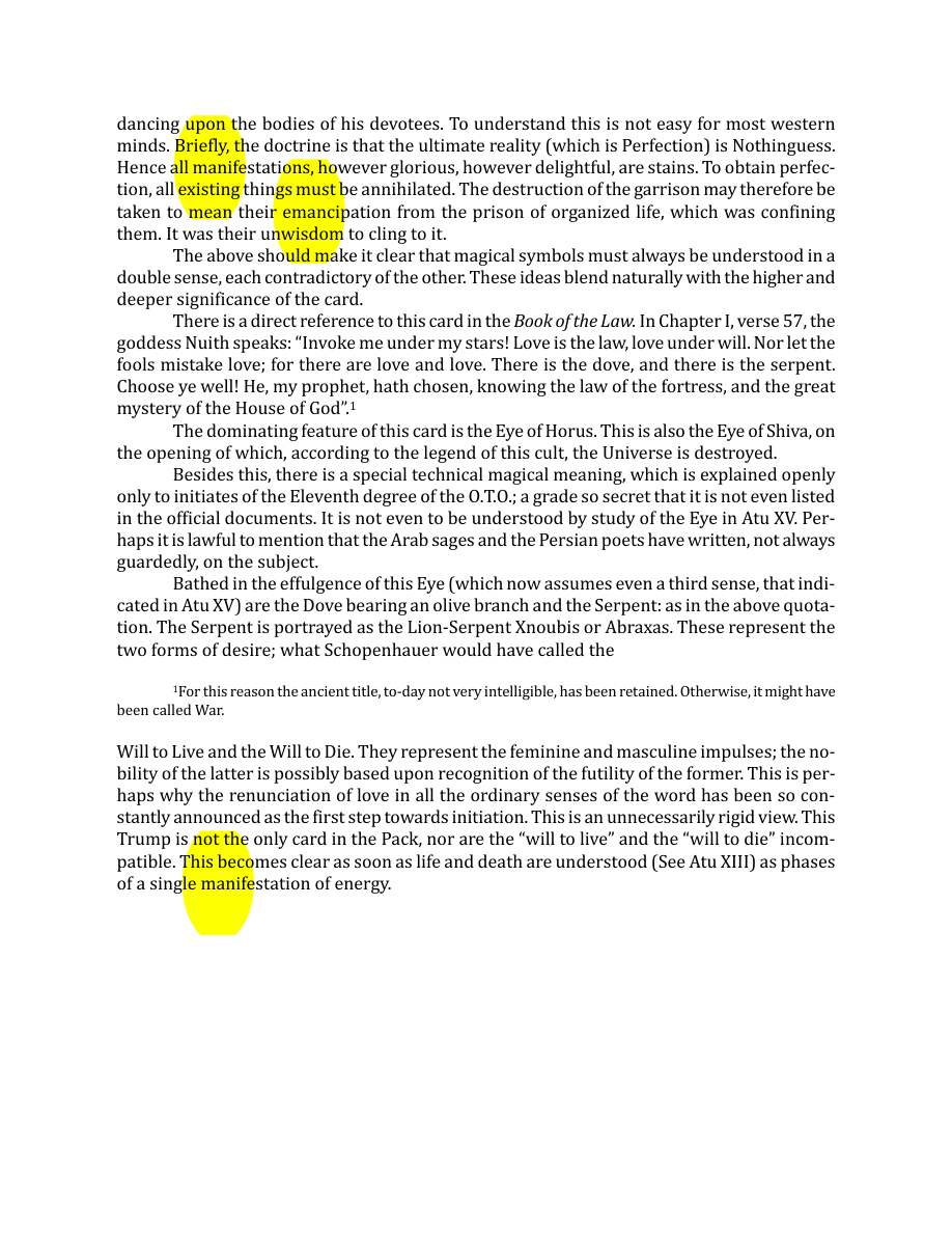 Original scan of The Book of Thoth, PDF page 100