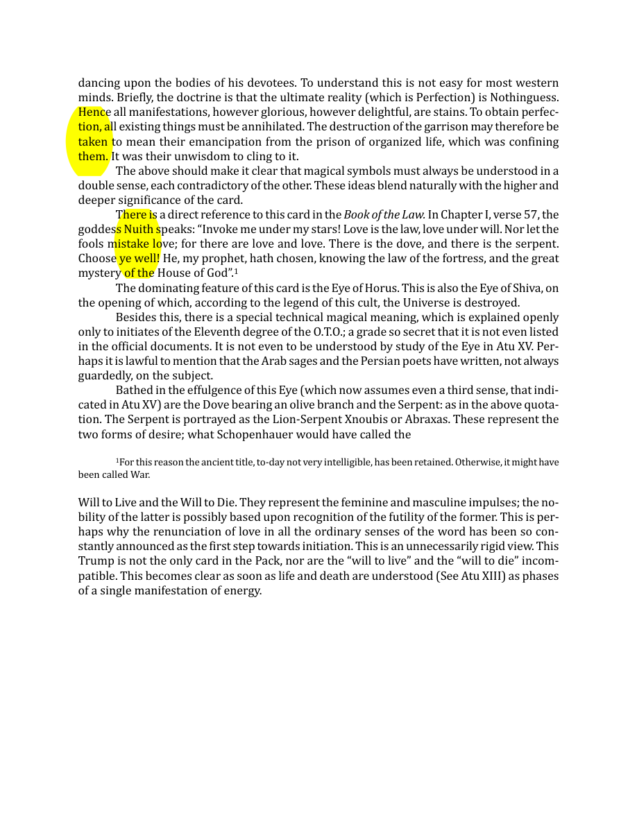 Original scan of The Book of Thoth, PDF page 100