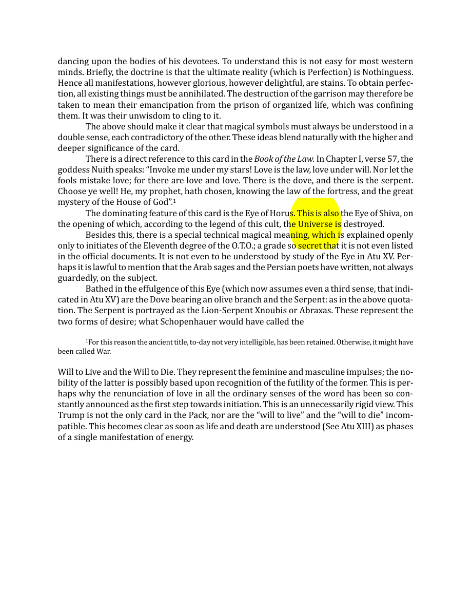 Original scan of The Book of Thoth, PDF page 100