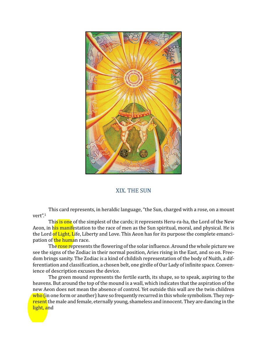 Original scan of The Book of Thoth, PDF page 106