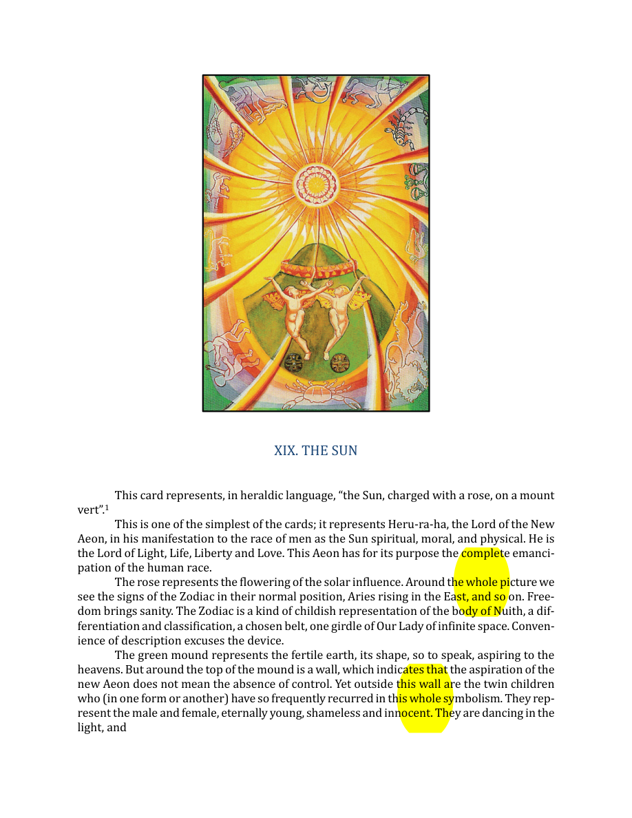 Original scan of The Book of Thoth, PDF page 106