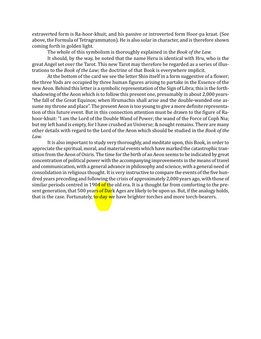 Original scan of The Book of Thoth, PDF page 109