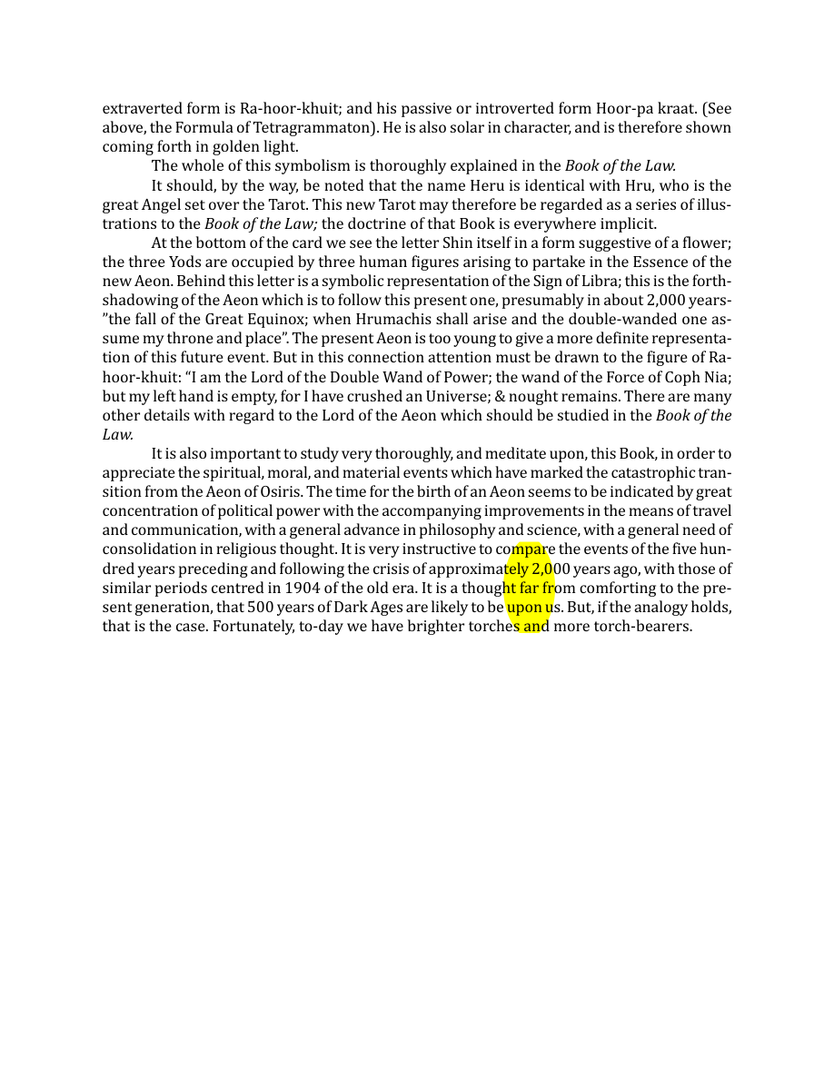 Original scan of The Book of Thoth, PDF page 109