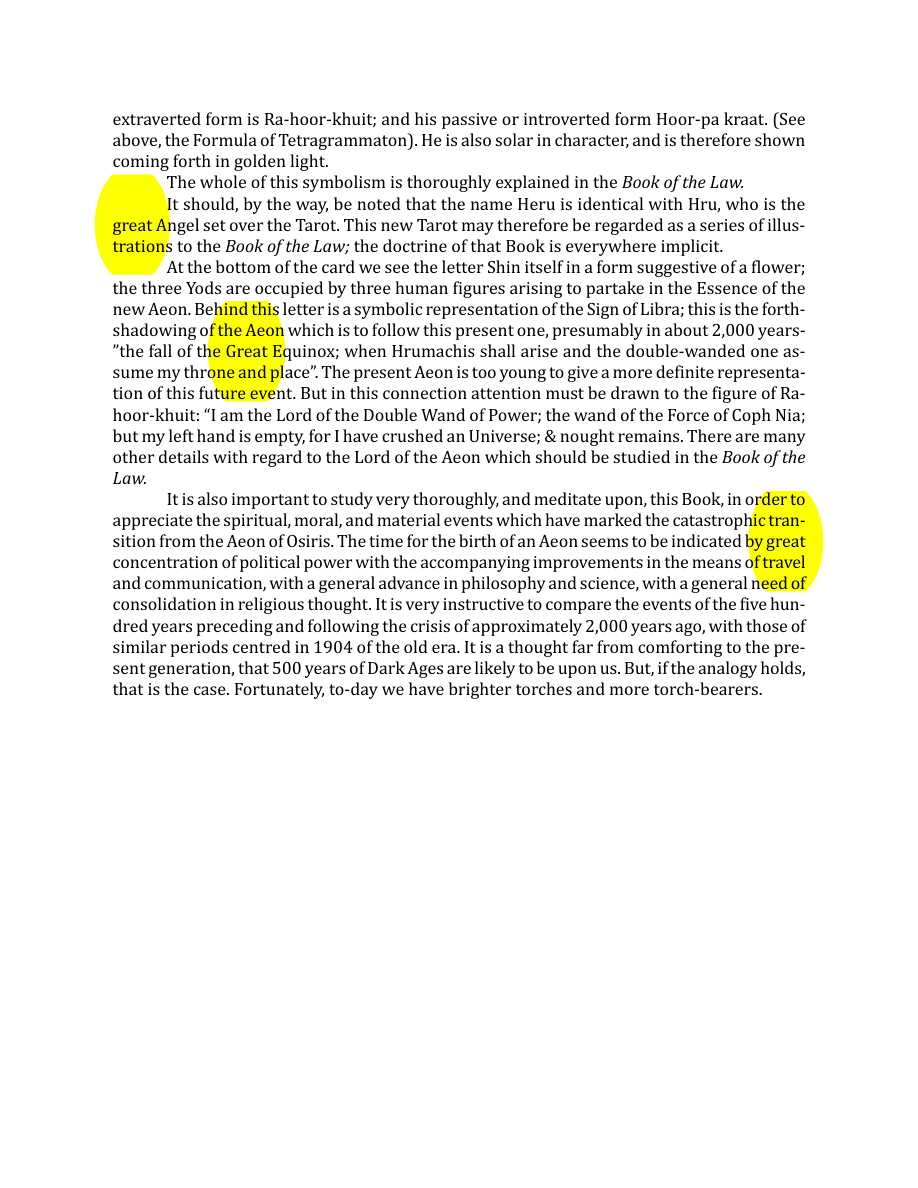 Original scan of The Book of Thoth, PDF page 109