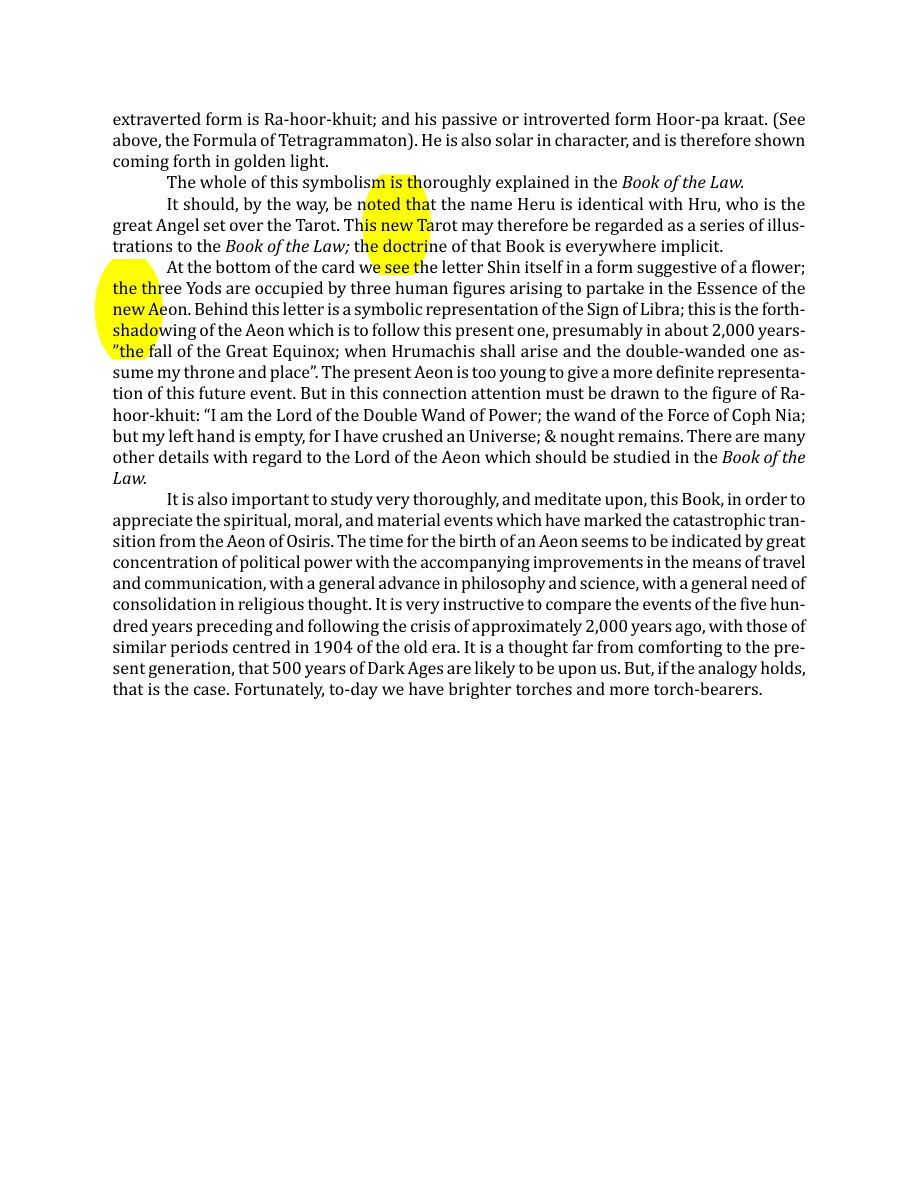 Original scan of The Book of Thoth, PDF page 109