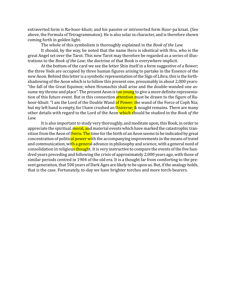 Original scan of The Book of Thoth, PDF page 109