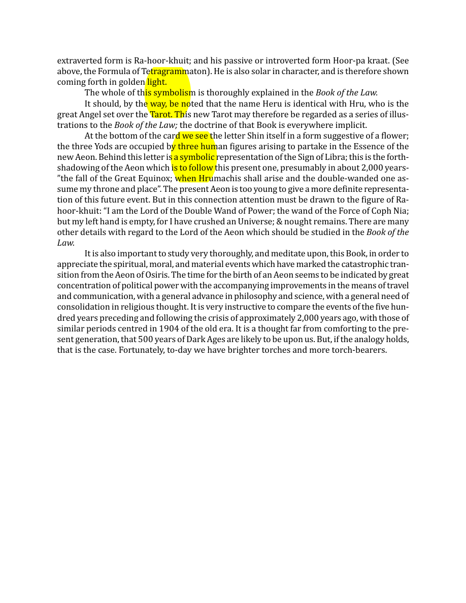 Original scan of The Book of Thoth, PDF page 109