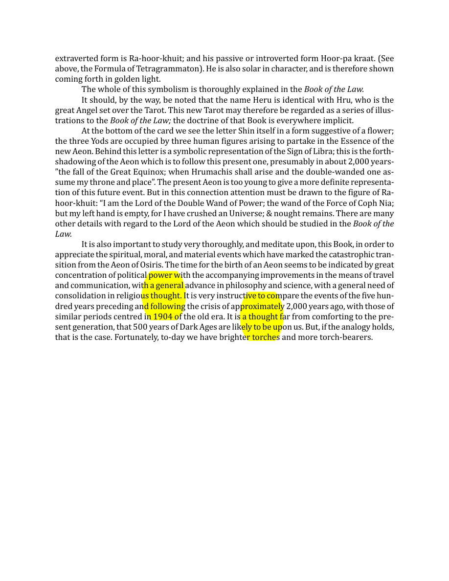 Original scan of The Book of Thoth, PDF page 109