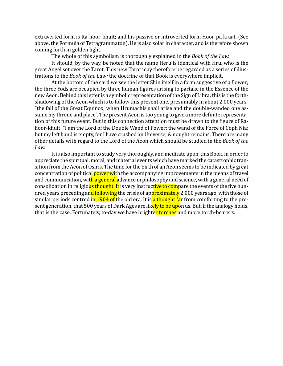 Original scan of The Book of Thoth, PDF page 109