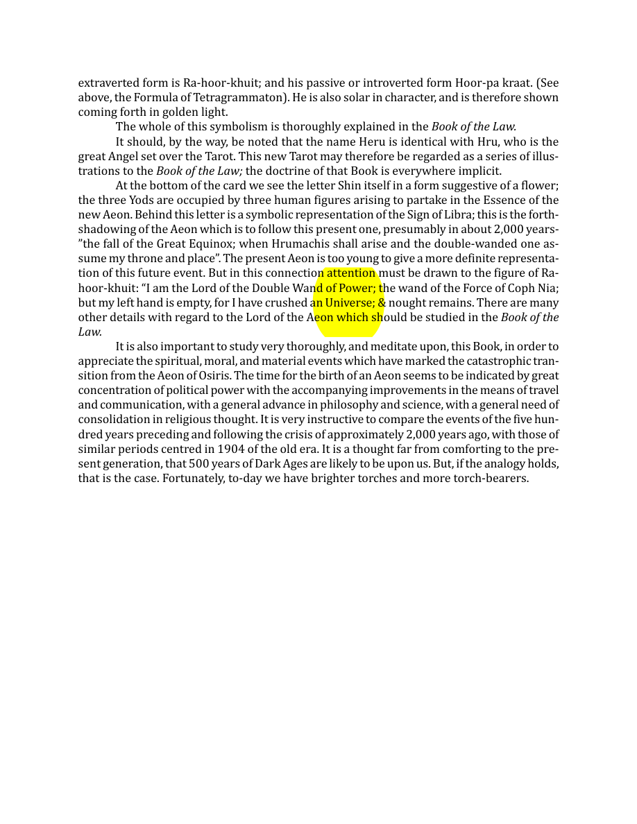 Original scan of The Book of Thoth, PDF page 109