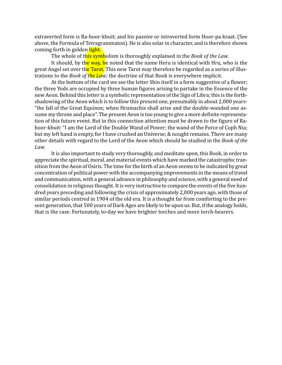 Original scan of The Book of Thoth, PDF page 109